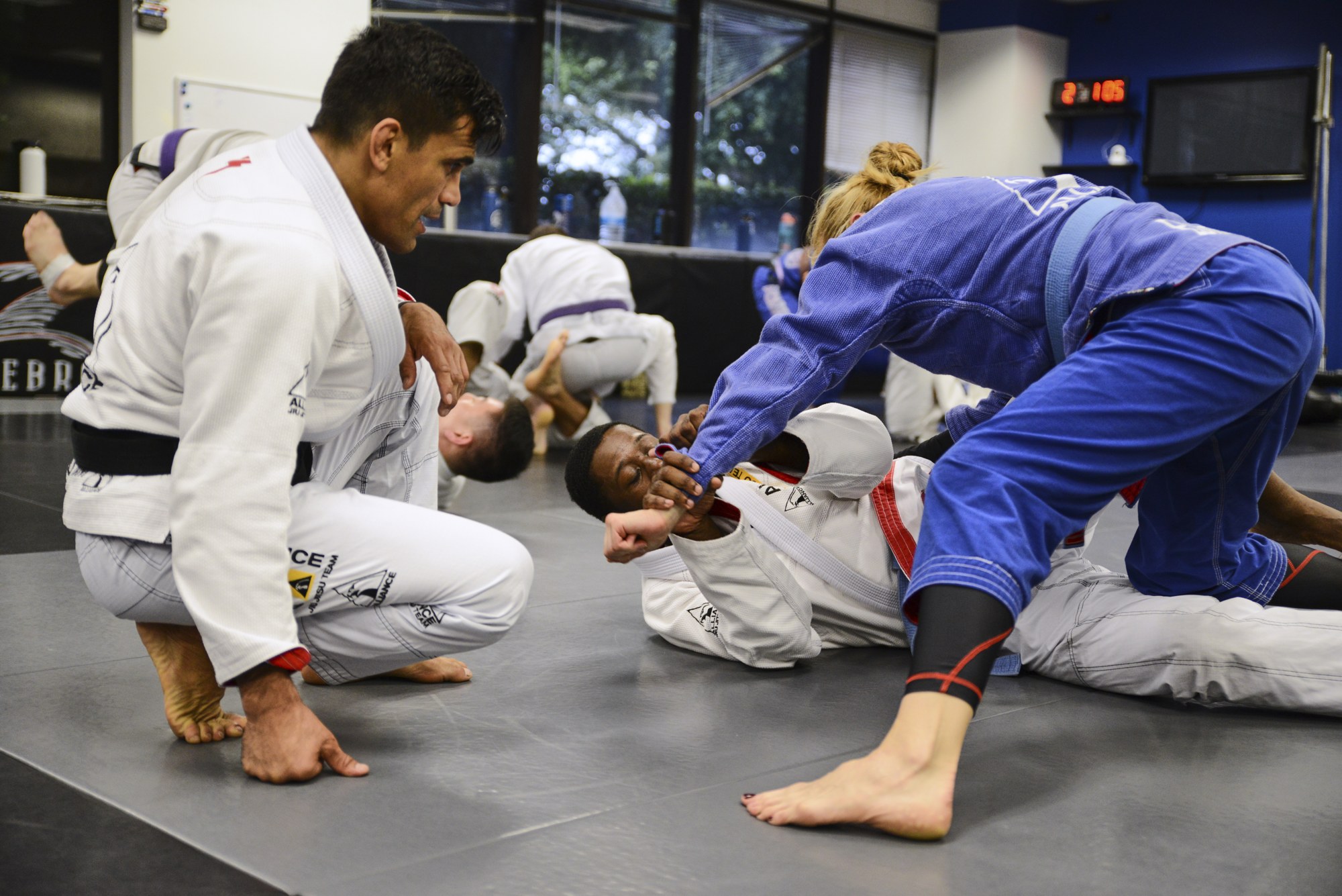 1 on 1 bjj training at Cobrinha BJJ